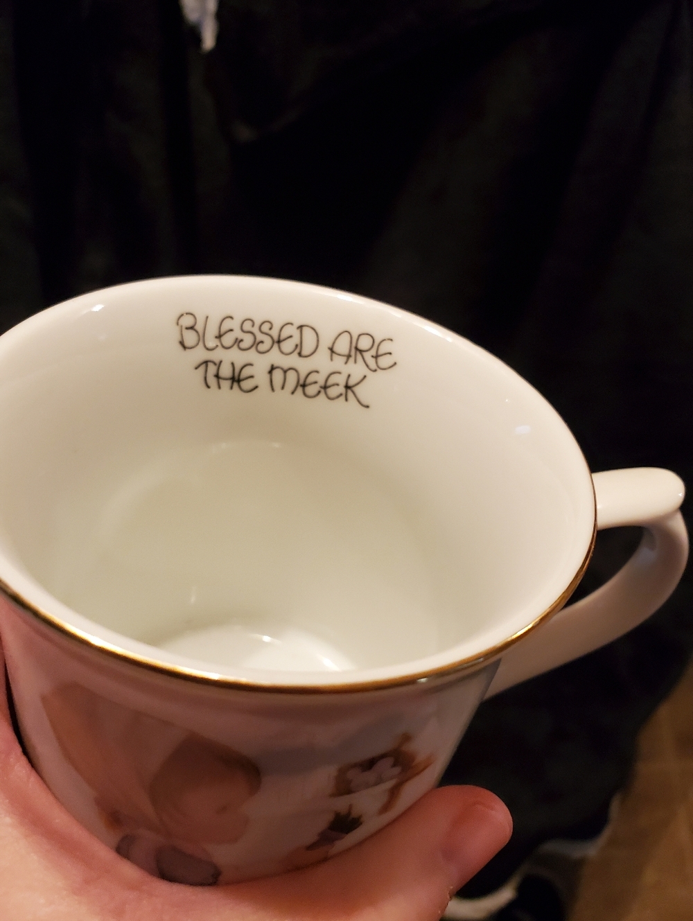 1984 ENESCO Precious MOMENTS 4 Coffee/tea MUGS BLESSED ARE SERIES VINTAGE - Picture 10 of 11